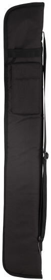 Black Soft 1x1 Padded Cue Case - Click Image to Close